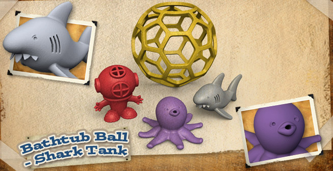Shark Tank Bathtub Toys from BeginAgain