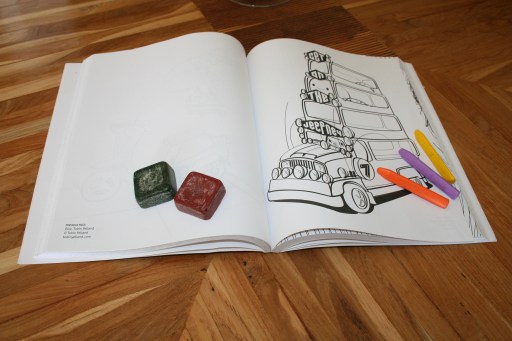 Outside the Lines: An Artists' Coloring Book for Giant Imaginations 