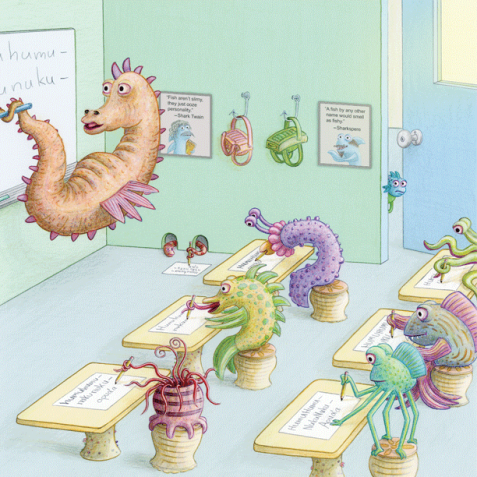 The Pout-Pout Fish Goes to School