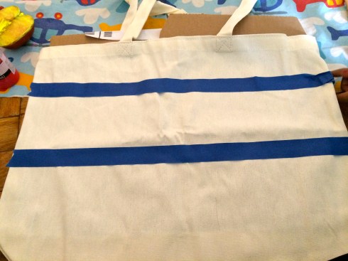 DIY Apple Print Tote Bags